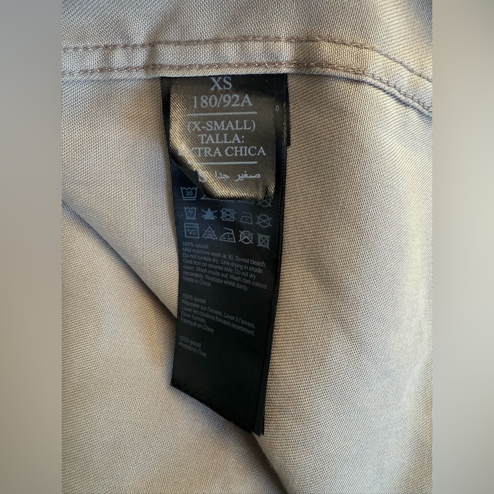 AllSaints Penang LS Shirt Button Down Ling Sleeve Size XS - Picture 8 of 9